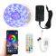 Smart led strip home kit IP20 24 Key WS2811 5050 5M 60LED 12V LED RGB Strip Kit