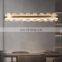 Modern Light Luxury Alabaster Round Pendant Lamp Restaurant Led Chandelier