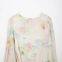 2025 New European and American Fashion Simple Crochet Printed Dress