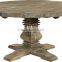 DT-1504 Vintage Reclaimed Wood Furniture Round Dining Table