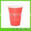 Newest products!!! Promotion 16oz double wall plastic party cup