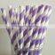 Assorted color drinking paper straw for baby showers