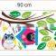 Removable Cartoon Animals Baby Child Decals Cute Birds Owl Wall Stickers for Kids Rooms Home Decor (Environmental PVC)