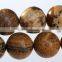 Brown Round Picture Jasper Beads Natural Stone Beads 8mm One Strand 15.5"