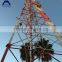 Galvanized self supporting telecommunication steel towers