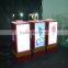 high quality LED acrylic cosmetic display stand