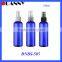 WHOLESALE 100 ML BLUE SPRAY BOTTLE, CUSTOM 100ML BLUE PET PLASTIC SPRAY BOTTLES