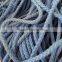 Chromatic polyester polypropylene braided rope with metal buckle