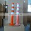 Highway reflective guide post Flexible Spring post road delineators