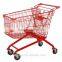 American shopping cart supermarket cart metal shopping cart with high quality
