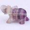 Hot seller flourite elephant carving gemstone elephant