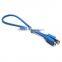 Micro USB 3.0 cable BM to AM blue Samsung note 3 cable