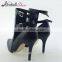 Wholesale OEM charming cow leather women boots pointed toe women high heel boots