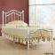 China Factory Cheap Powder Coated Modern Iron Single Bed