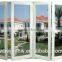 2016new product patio PVC/UPVC serise glass folding doors with grill design,PVC/UPVC grill designs bi-fold doors