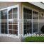 2016 good quality pvc profile sliding windows with grills