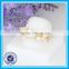 Real zircon wedding gold ring necklace set fashion 24k gold jewelry set