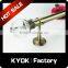 KYOK High quality cheap curtain rods leaf finial ,telescopic curtain pole with resin finials