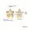 World Best Selling Products Fashion Star Zirconia Earring