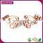 Fashion Jewelry Rose Gold Monkey Animal Shaped Earrings