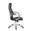 low-back black leather wheels pull buckle management office chairs