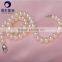 8-9mm white Natural Freshwater Pearl Necklace Nearly Round for wholesale