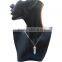Handmade natural white lucky crystal stones pendant jewelry wholesale