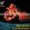 RED 10M copper wire led string light for Outdoor Decoration