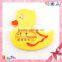 China supplier quality products for baby bath colorful pattern funny thermometer duck bath water thermometer