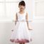 2016 Latest Children Kids Fashion Frock Wedding Dress Model For 9 Years Old Flower Girl