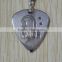 Latest Design Stainless Steel Teardrop Shaped Guitar Pick With Necklace