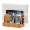 100% Bamboo Wood Multi-device Charging Station phone stand and Dock - Charges for phone devices holder mobile charge station                        
                                                Quality Choice