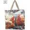 Esschert Design Farm Animal Printed reusable PP woven jute shopping bags