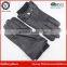 Helilai Customized Men Plain Warm Winter Black Leather Polyester Fur Linned Men Leather GLoves