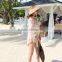 Sexy Lady Bikini Cover Up Beach Blouse Hollow Crochet Knitting