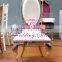 silver stainless steel oval wedding chair