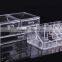 make up cosmetics mini cute clear plastic drawers cosmetic storage organizer