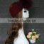 New Trend Knit Fur headband with raccoon Fur balls