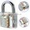 Professional Cutaway Inside View of Practice Cadeado Padlocks Lock Pick Lock Training Trainer Pick for Locksmith with two Keys