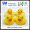 wholesale logo print promotional LED light up yellow floating rubber duck
