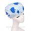 bouffant shower cap/nude swimming cap/flower shower cap