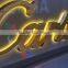 Waterproof outdoor advertising RGB led lighting backlit metal letter signs
