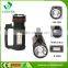 1200MAH rechargeable battery 3W LED+8 SMD rechargeable led camping light