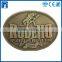 Customized hot american antique gold belf buckle