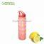 wholesale food grade glass water bottle with silicone sleeve