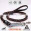 Wholesale Custom Print Logo Dog Training Leather Leash                        
                                                Quality Choice