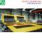 Factory price commercial amusement equipment indoor trampoline for sale
