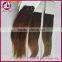 100% human ombre hair braiding hair peruvian colored #2 #8 two tone hair weave