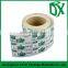 Custom waterproof transparent self adhesive sticker label, die cut sticker, clear vinyl sticker