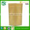 High quality resealable custom printed stand up kraft paper tea packaging bag with zipper for import and export